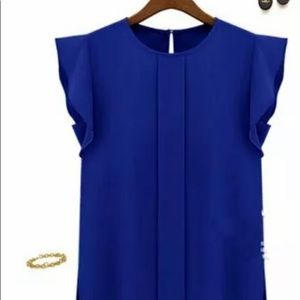 Summer Womens Casual Tops  T-Shirt Chiffon medium